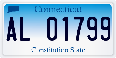 CT license plate AL01799