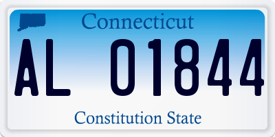 CT license plate AL01844