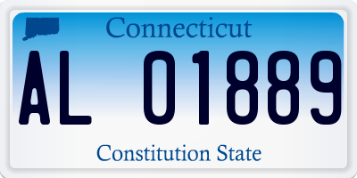 CT license plate AL01889