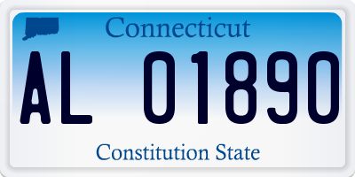 CT license plate AL01890