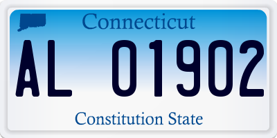 CT license plate AL01902