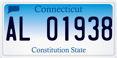 CT license plate AL01938