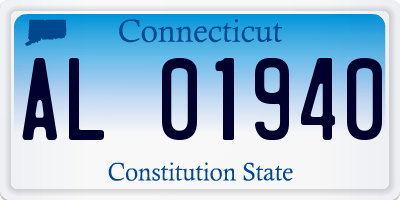 CT license plate AL01940