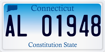 CT license plate AL01948