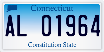 CT license plate AL01964