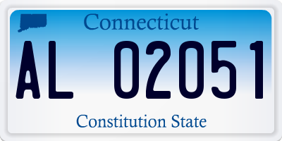 CT license plate AL02051