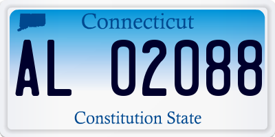 CT license plate AL02088