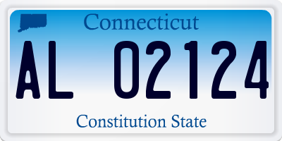 CT license plate AL02124