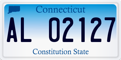 CT license plate AL02127
