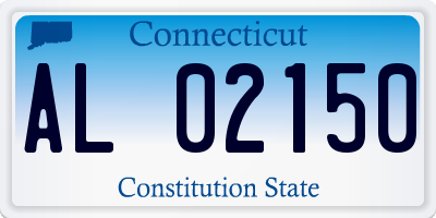 CT license plate AL02150