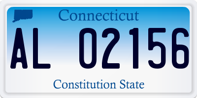 CT license plate AL02156