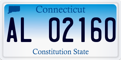 CT license plate AL02160