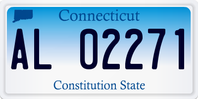 CT license plate AL02271