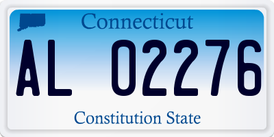 CT license plate AL02276