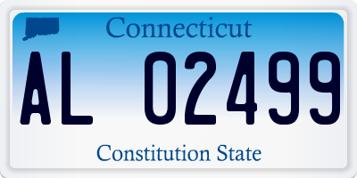 CT license plate AL02499