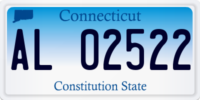 CT license plate AL02522