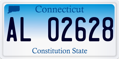 CT license plate AL02628