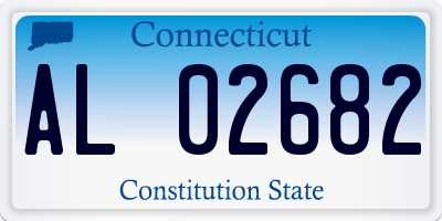 CT license plate AL02682