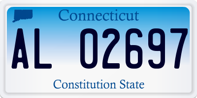 CT license plate AL02697
