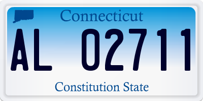 CT license plate AL02711