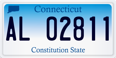 CT license plate AL02811