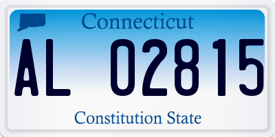 CT license plate AL02815