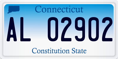 CT license plate AL02902