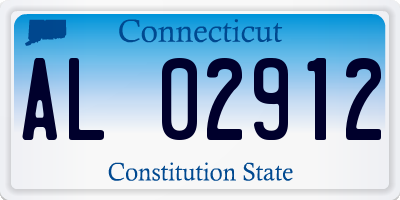 CT license plate AL02912