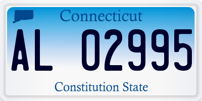 CT license plate AL02995