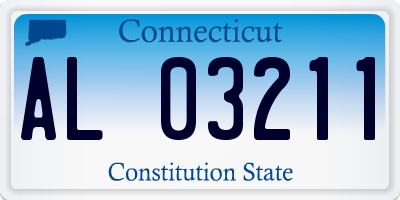 CT license plate AL03211