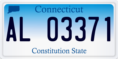 CT license plate AL03371