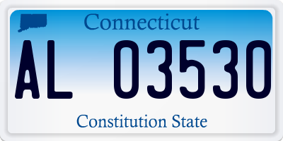 CT license plate AL03530