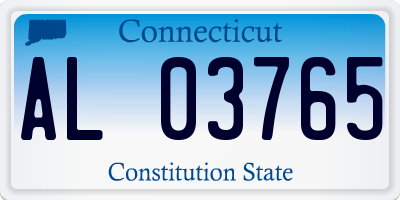 CT license plate AL03765
