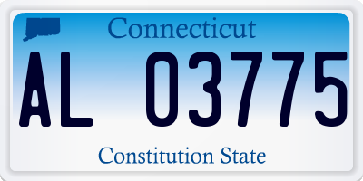 CT license plate AL03775