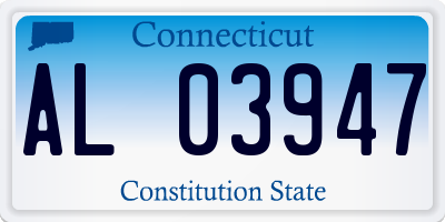 CT license plate AL03947