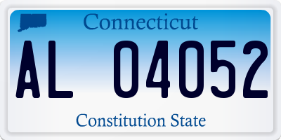 CT license plate AL04052