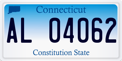 CT license plate AL04062