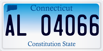 CT license plate AL04066