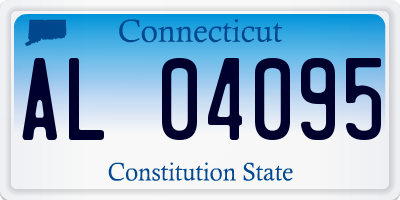 CT license plate AL04095