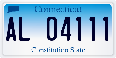 CT license plate AL04111