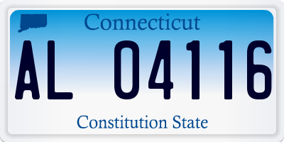 CT license plate AL04116