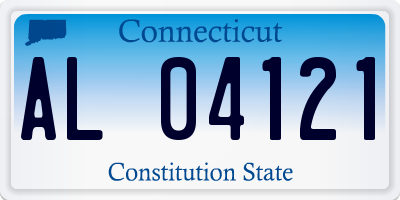 CT license plate AL04121
