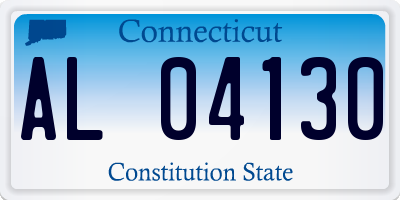 CT license plate AL04130