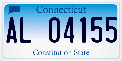 CT license plate AL04155
