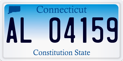 CT license plate AL04159