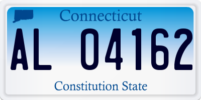 CT license plate AL04162
