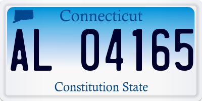 CT license plate AL04165