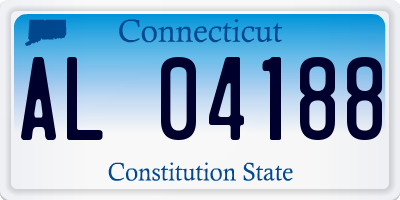 CT license plate AL04188