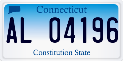 CT license plate AL04196