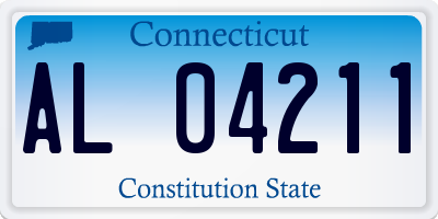 CT license plate AL04211